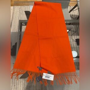 Alashan Orange Wool & Cashmere Scarf